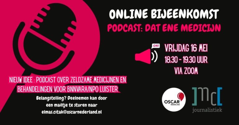 Online bijeenkomst – Podcast: Dat ene Medicijn